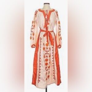Pomegranate maxi dress/kaftan XS